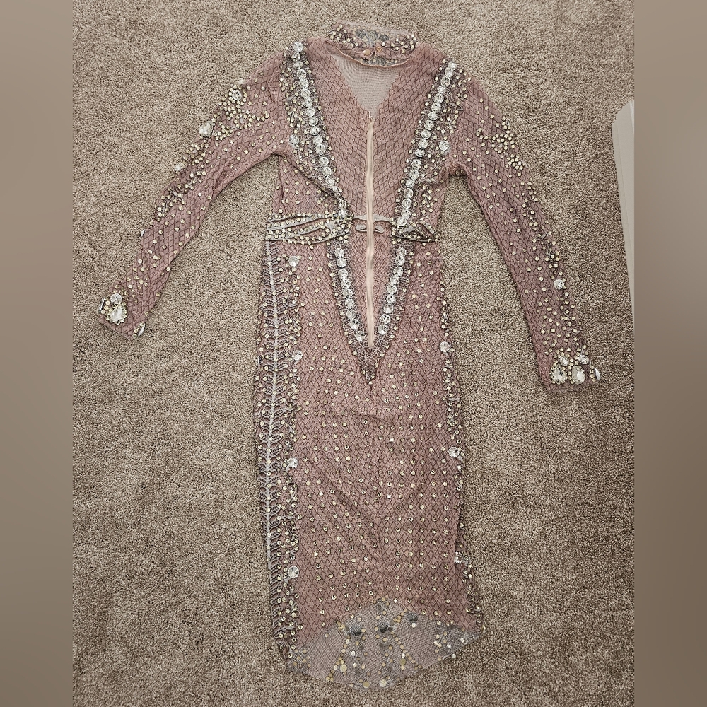 Elegant Sequin Embellished Dress